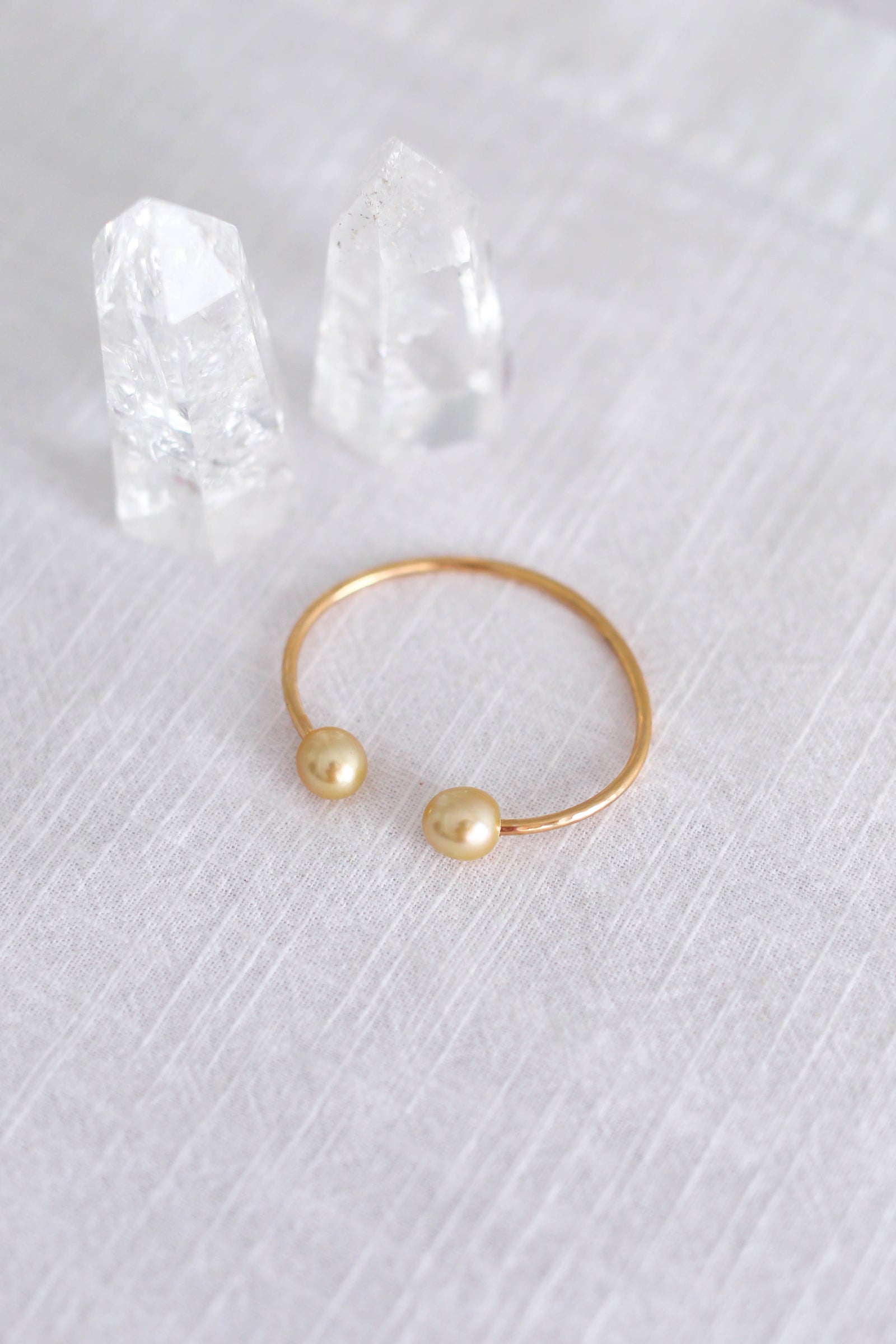 Twin Flame Cuff - South Sea Pearls – Tiare Hanalei