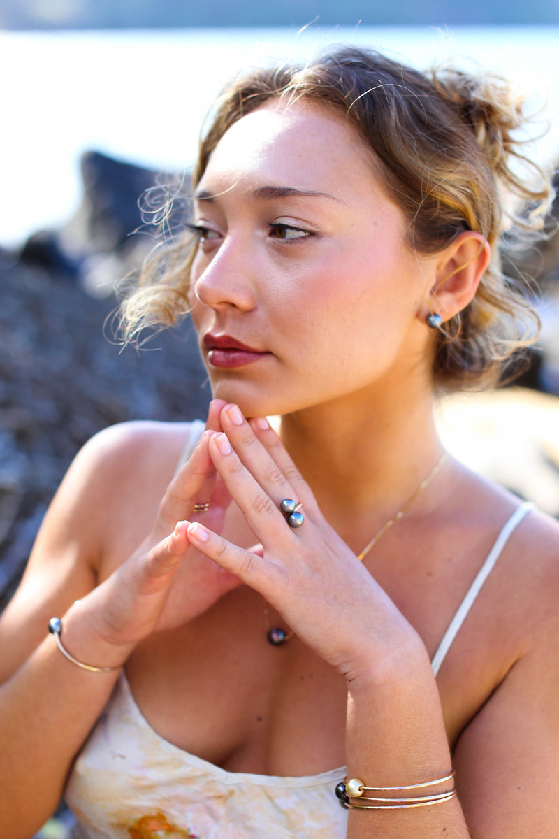 Tahitian Pearl Balance Ring