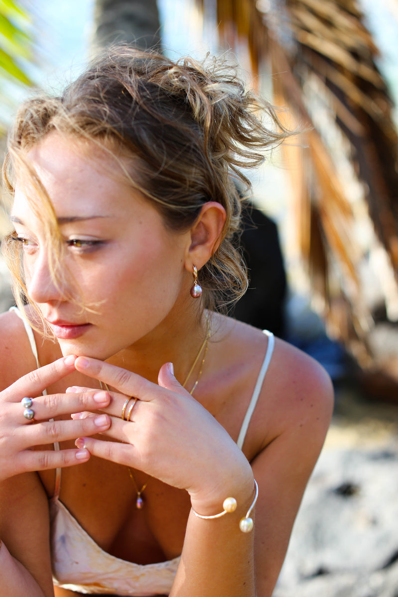 Balance Cuff - South Sea Pearls