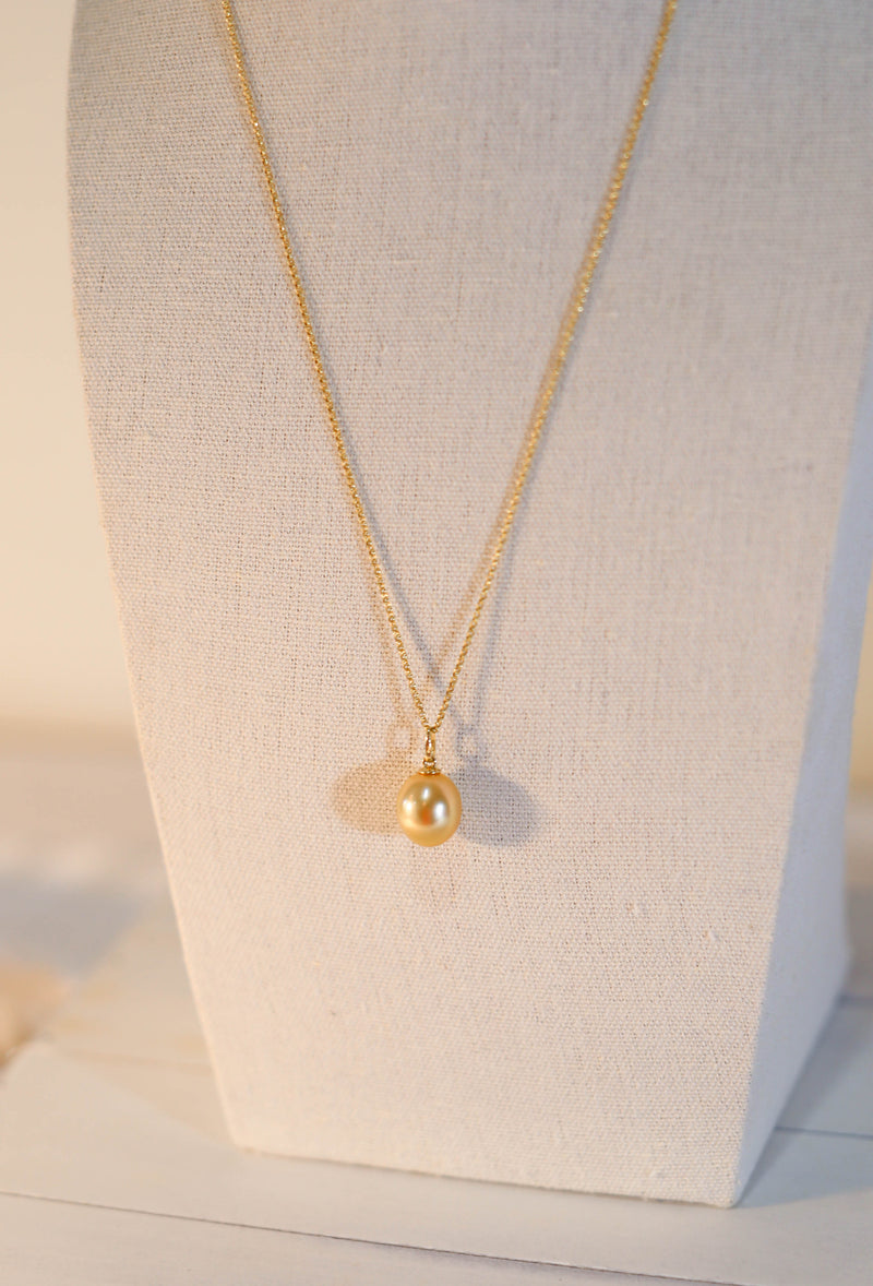 Golden South Sea Pearl Pendant