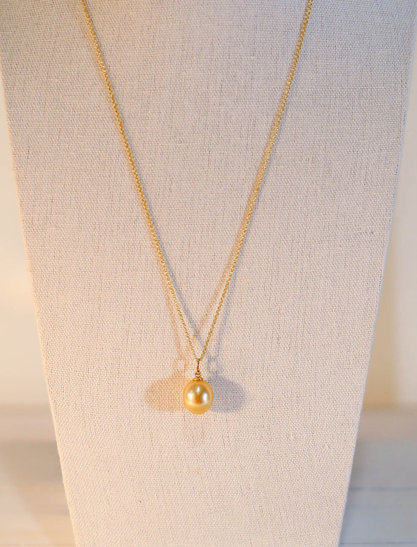 Golden South Sea Pearl Pendant