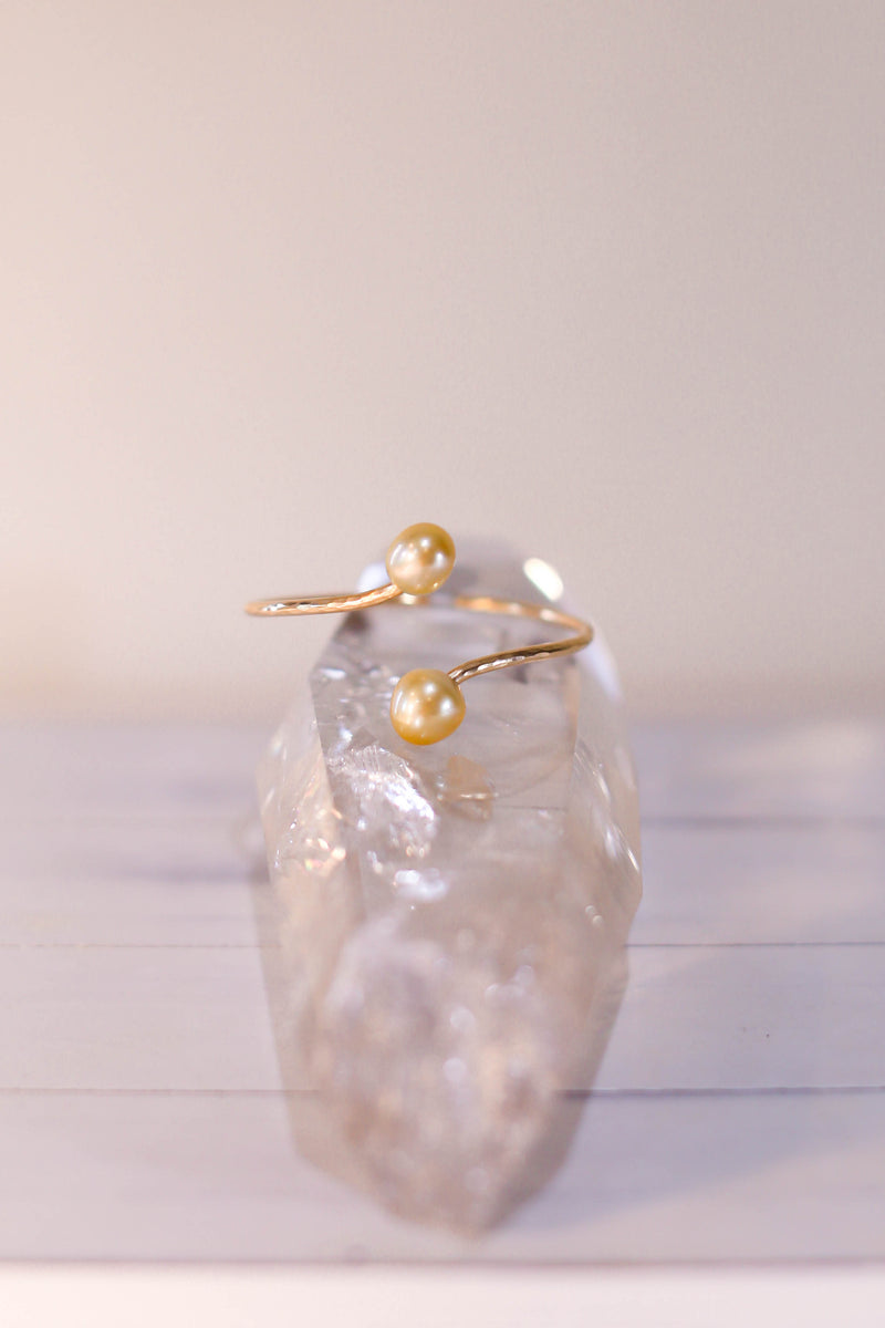 Balance Cuff - South Sea Pearls