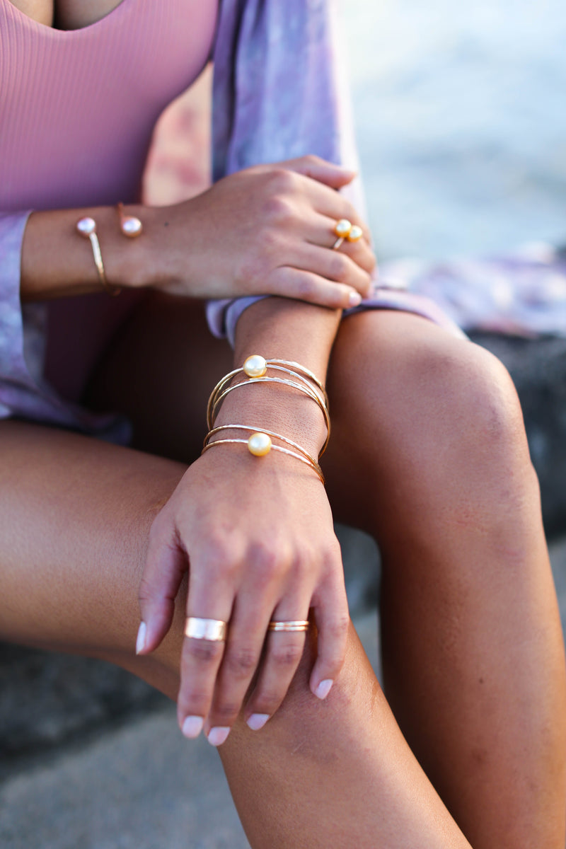 Golden South Sea Bangle