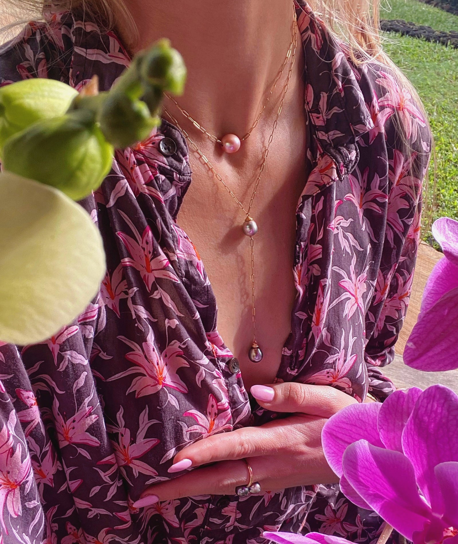アクセサリー tairei Tahitian Lover Lariat – Tiare Hanalei
