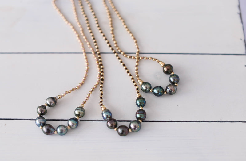 Tahitian Pearls x Silk