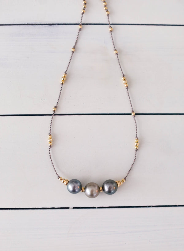 Tahitian Pearls x Silk