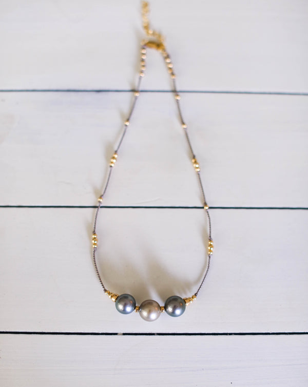 Tahitian Pearls x Silk