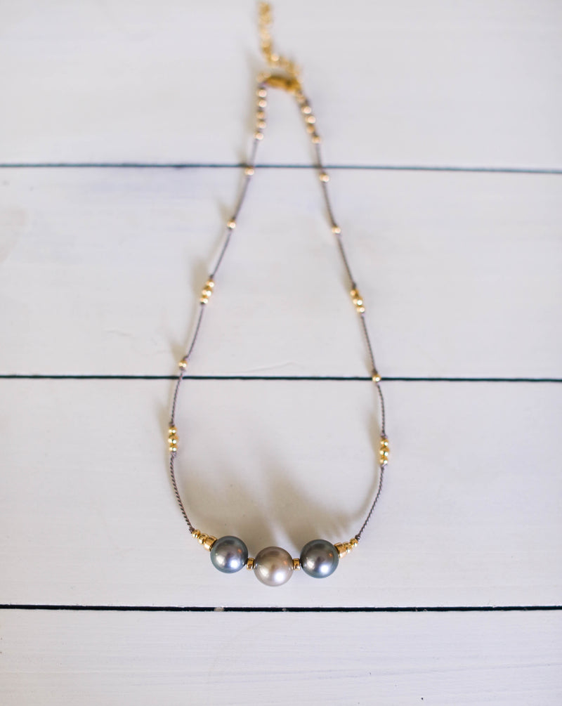 Tahitian Pearls x Silk