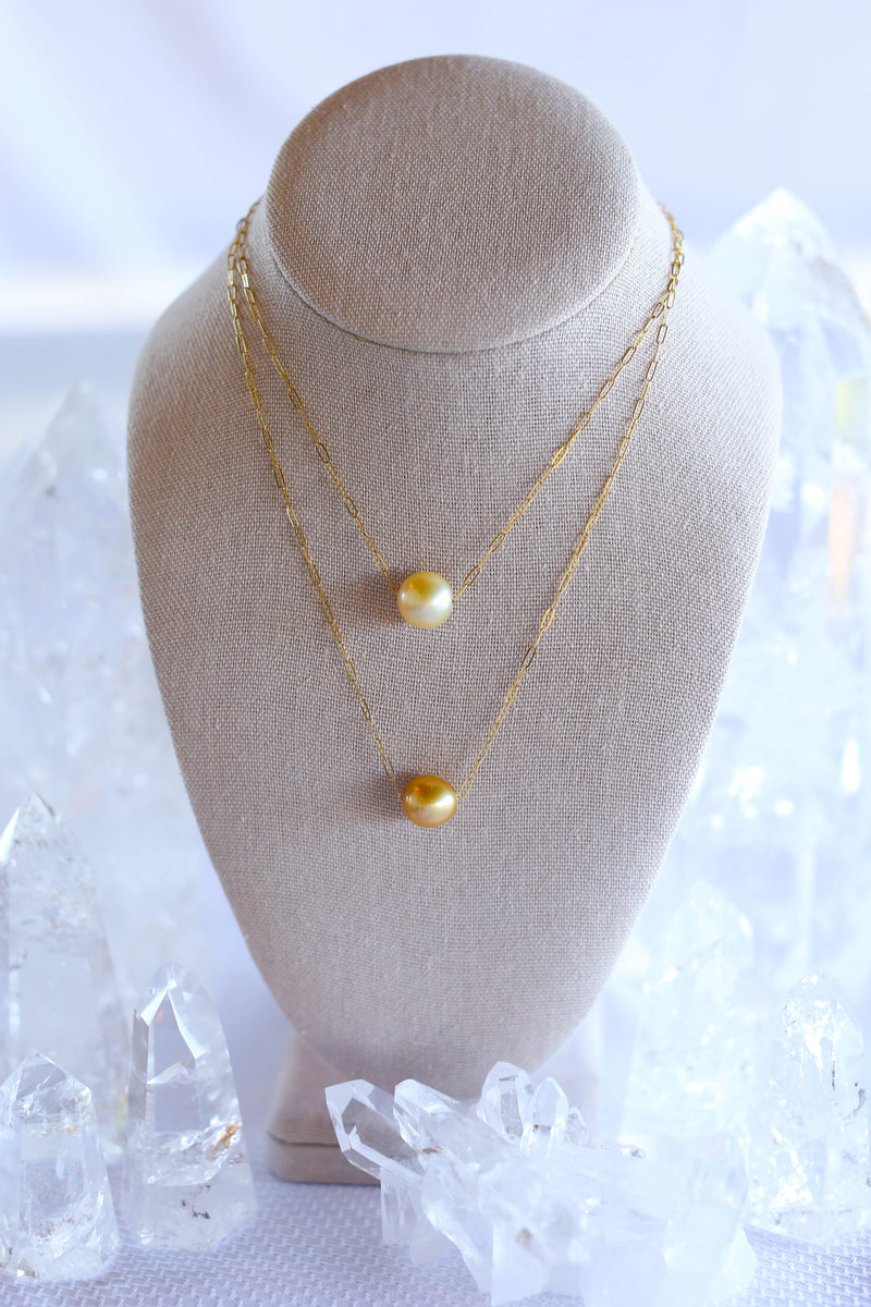 Floating Pearl Necklace | Danielle Camera