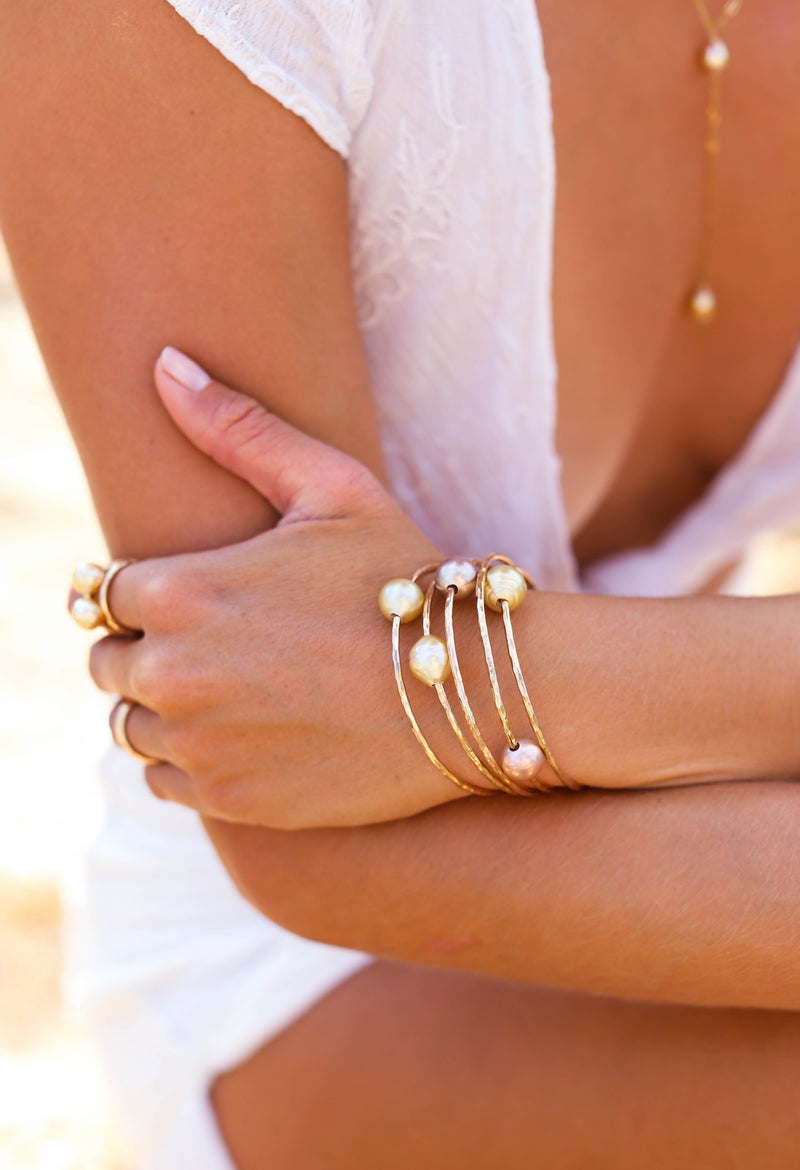 Golden South Sea Bangle