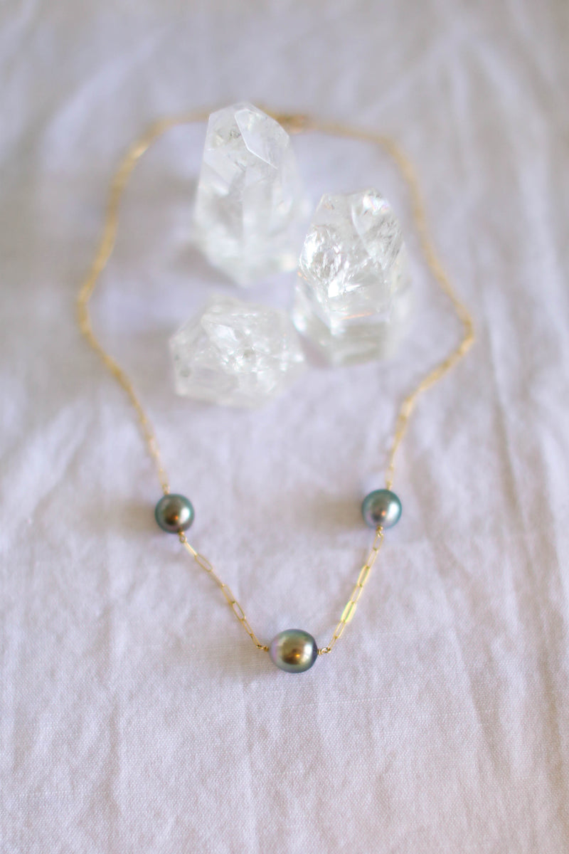 3 Wishes Tahitian Pearl Necklace