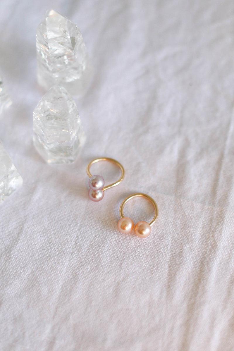 Balance Ring - Pink Pearls