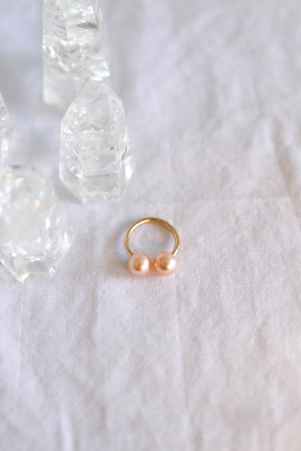 Pink Twin Flame Ring