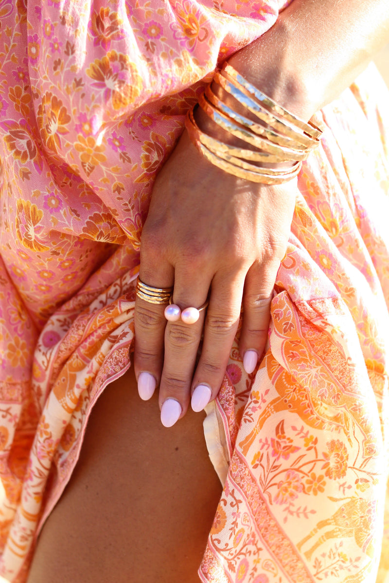 Pink Twin Flame Ring